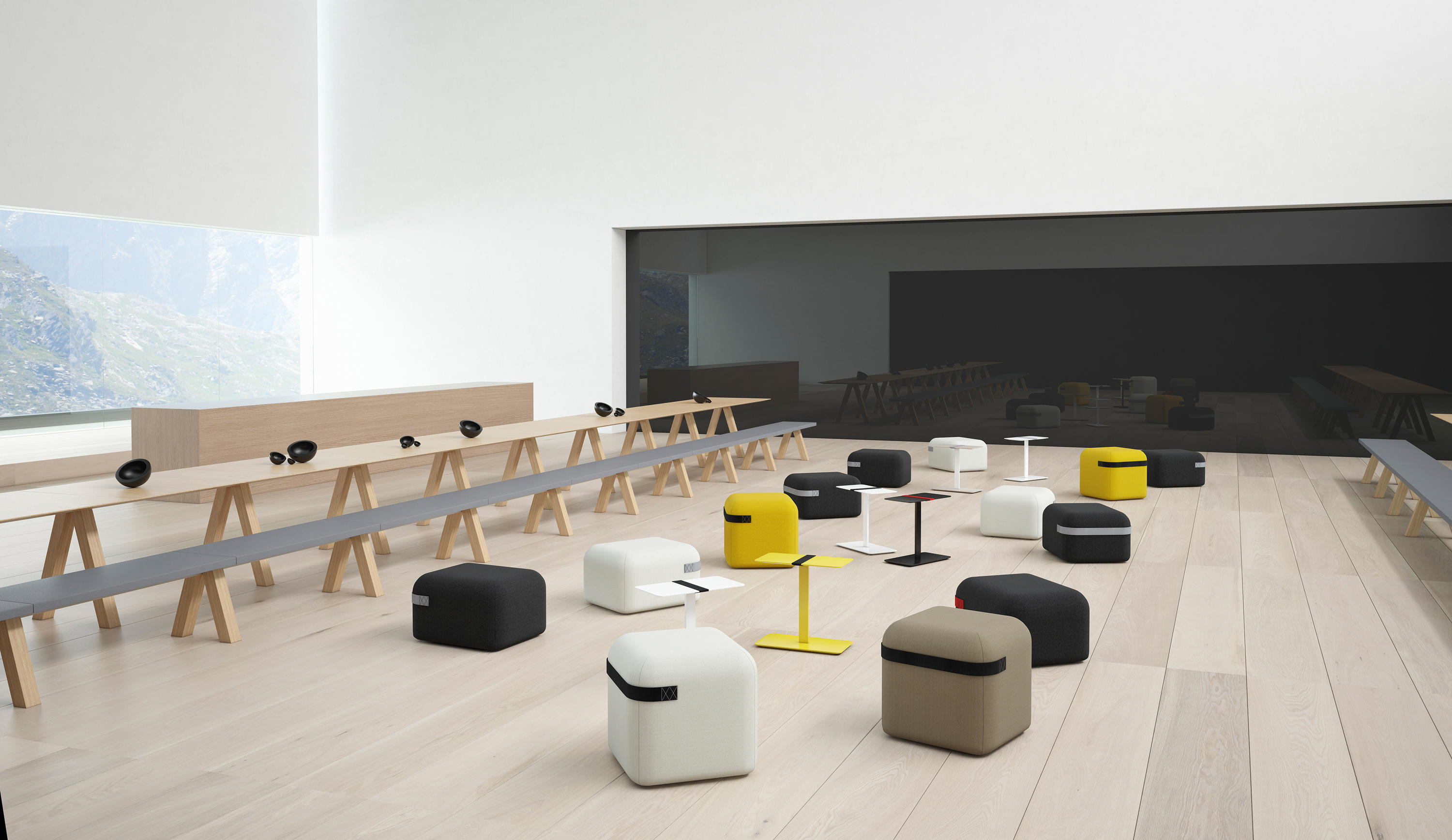 华体会(中国) - 坐具|长凳|办公家具|设计师家具|Trestle bench 长凳