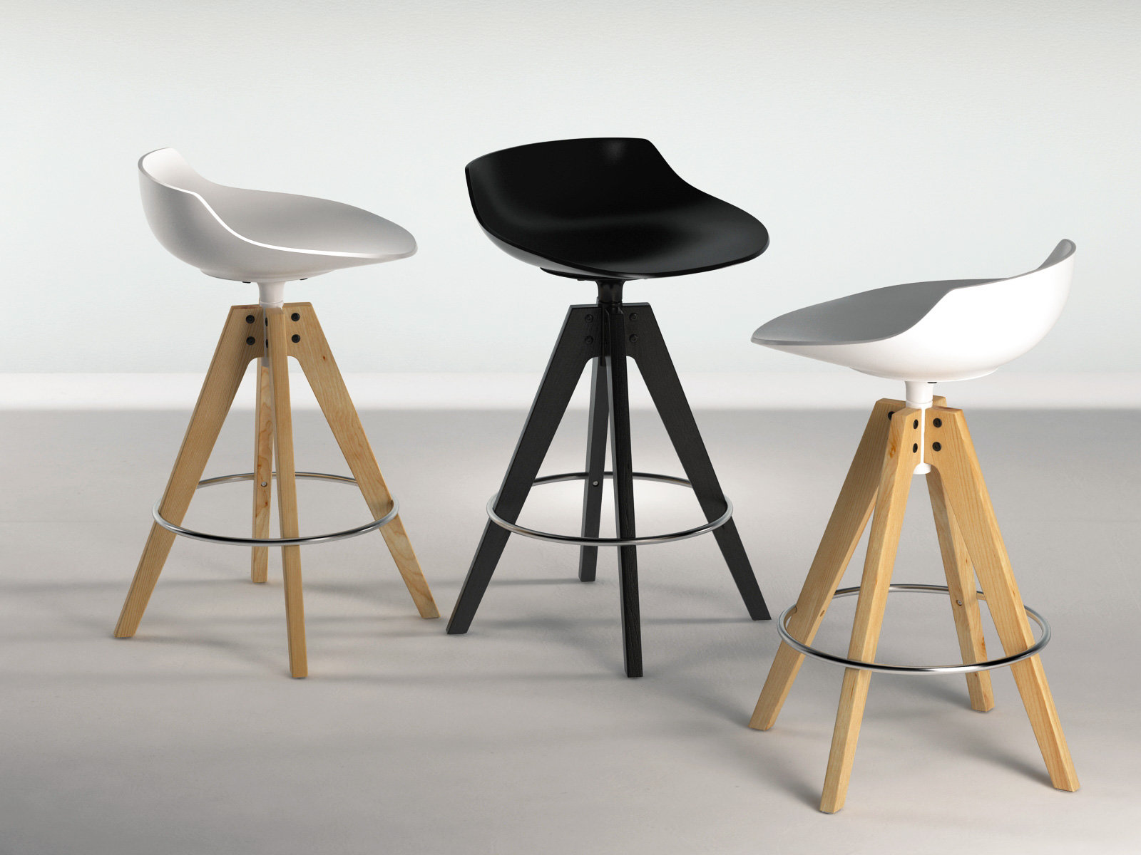 华体会(中国) - 坐具|吧椅/凳子|办公家具|设计师家具|FLOW STOOL 吧椅