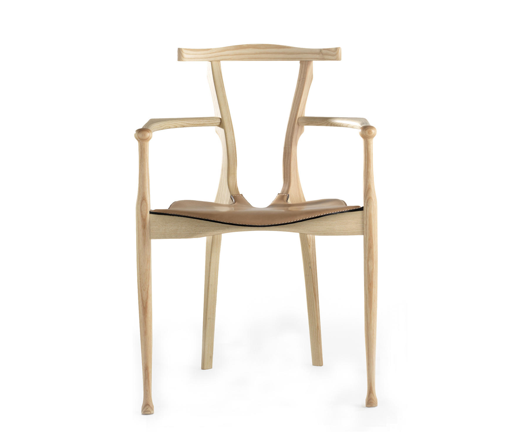 [华体会(中国) - 坐具|餐椅|办公家具|设计师家具|Gaulino 实木餐椅/休闲椅]