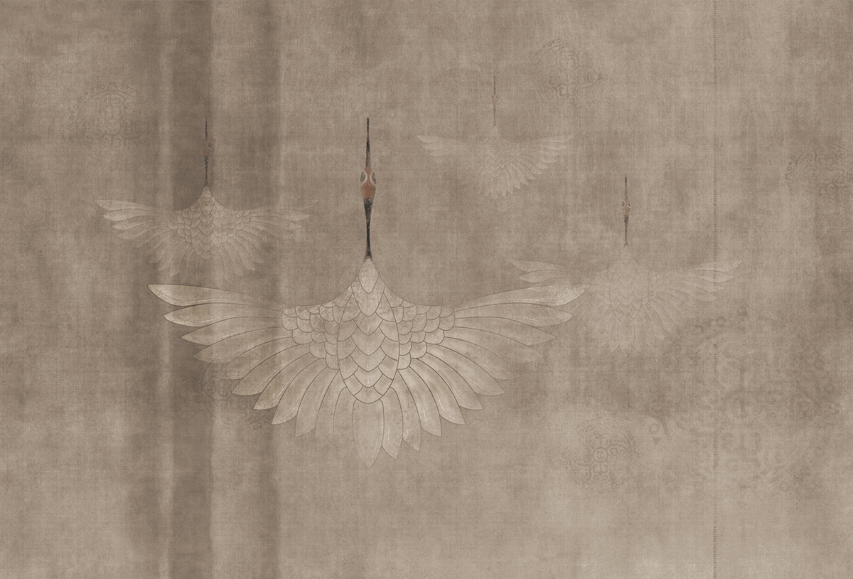 [华体会(中国) - 附件|装饰画/墙饰|办公家具|设计师家具|鹤舞-原创定制壁画]