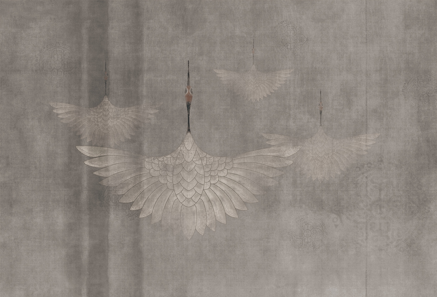 华体会(中国) - 附件|装饰画/墙饰|办公家具|设计师家具|鹤舞-原创定制壁画