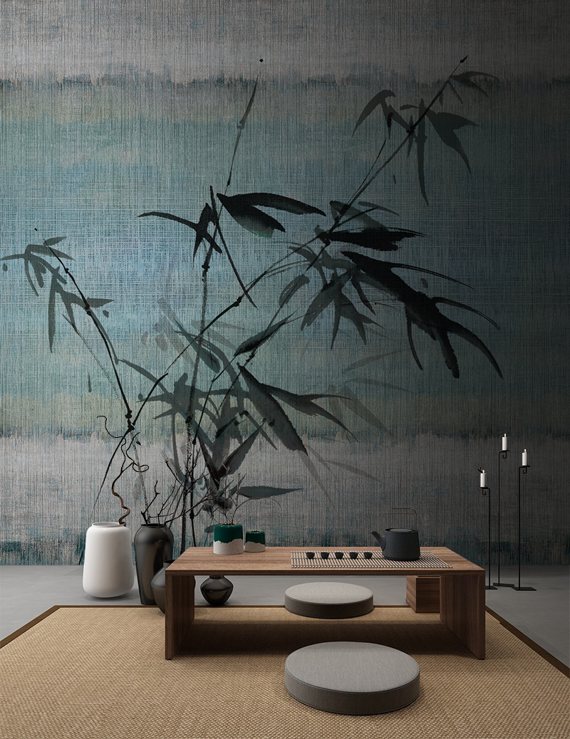 华体会(中国) - 附件|装饰画/墙饰|办公家具|设计师家具|风竹-原创定制壁画