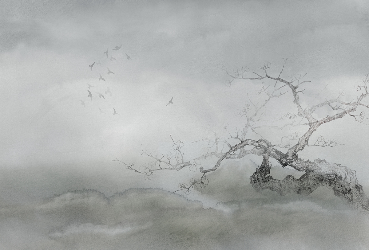 [华体会(中国) - 附件|装饰画/墙饰|办公家具|设计师家具|梅-原创定制壁画]