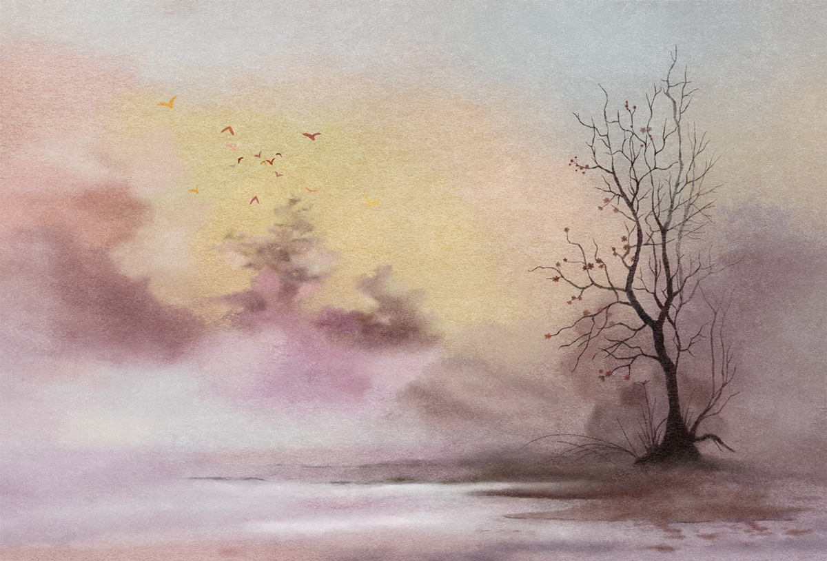 [华体会(中国) - 附件|装饰画/墙饰|办公家具|设计师家具|秋天风景-原创定制壁画]