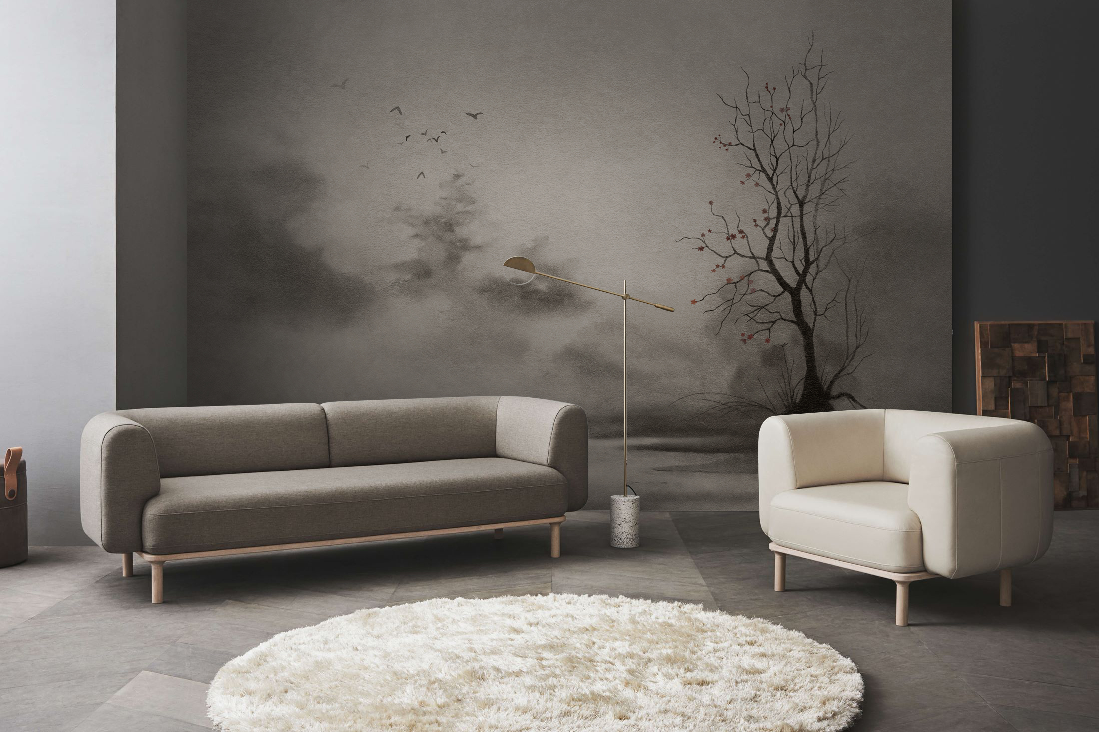 华体会(中国) - 附件|装饰画/墙饰|办公家具|设计师家具|秋天风景-原创定制壁画