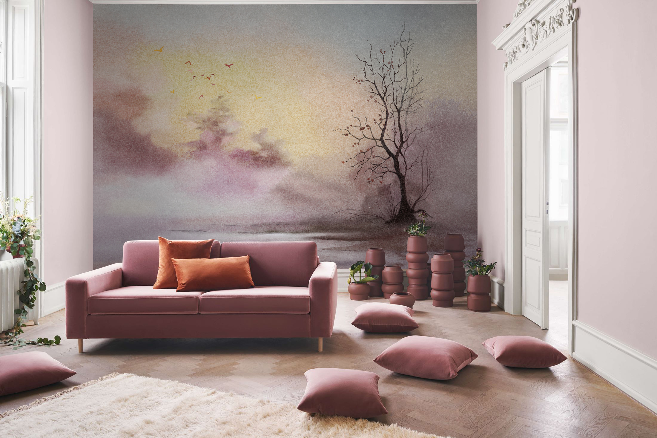 华体会(中国) - 附件|装饰画/墙饰|办公家具|设计师家具|秋天风景-原创定制壁画