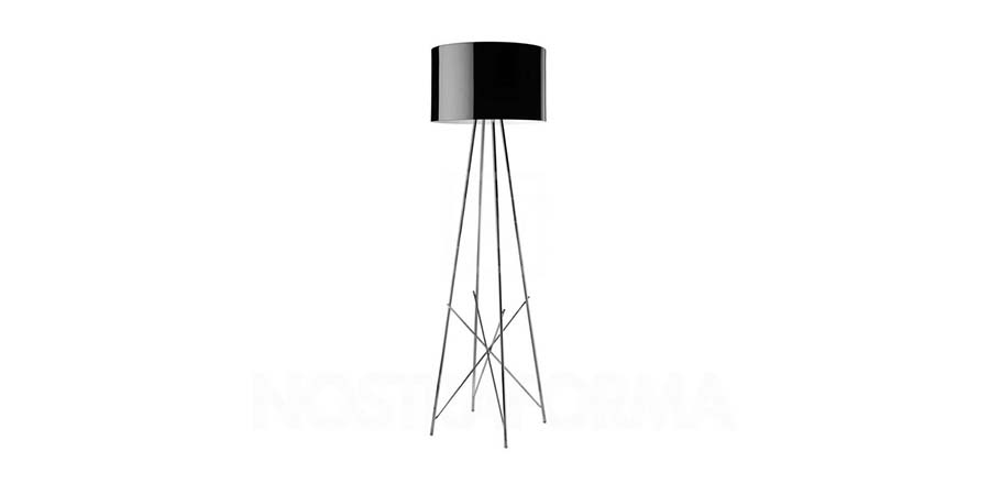 [华体会(中国) - 灯饰|落地灯|办公家具|设计师家具|Ray F1 floor lamp black | Flos复制版现代落地灯]