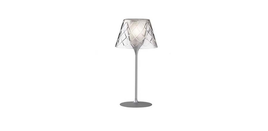 [华体会(中国) - 灯饰|台灯|办公家具|设计师家具|FLOS Romeo Moon T Lamp 现代玻璃台灯]