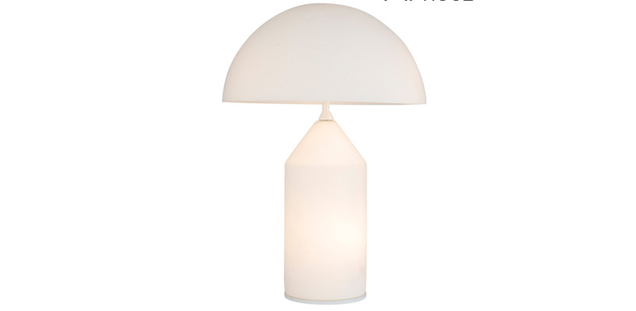 [华体会(中国) - 灯饰|台灯|办公家具|设计师家具|oluce Atollo Table lamp 蘑菇现代玻璃台灯]
