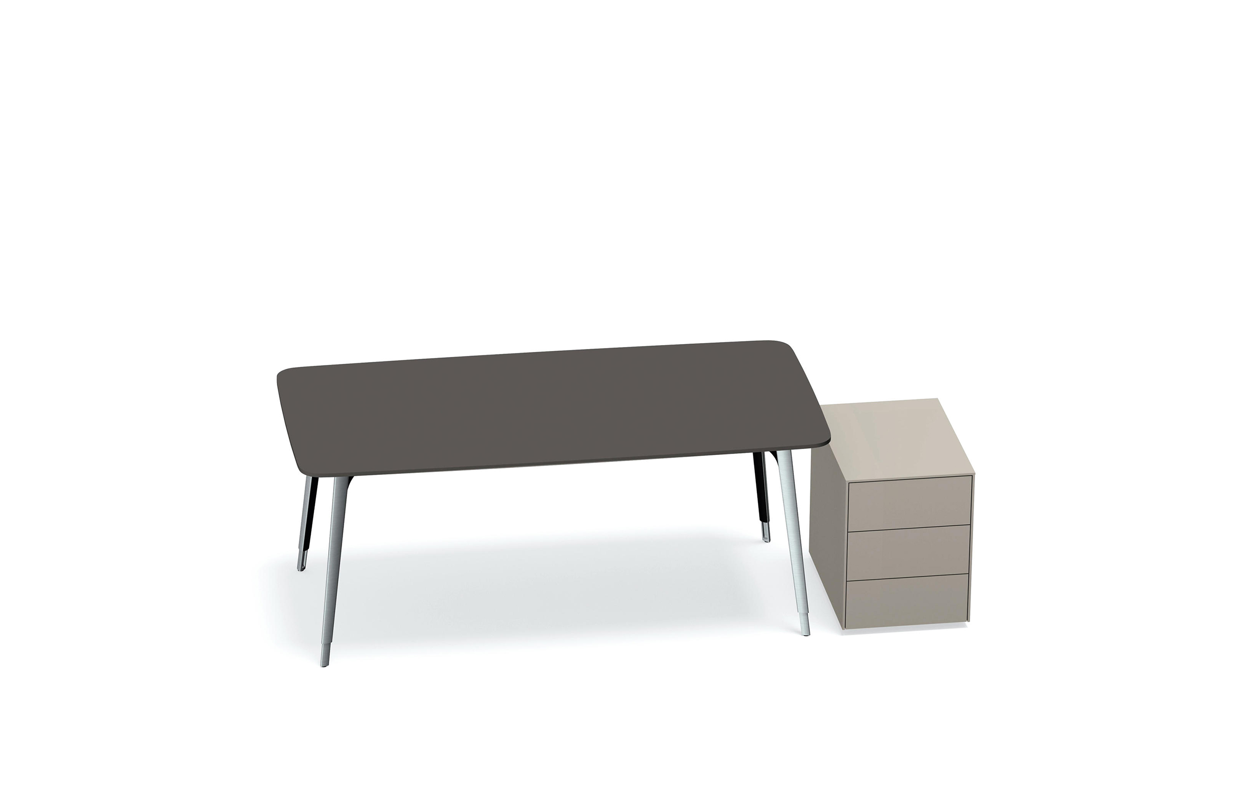 [办公台|时尚中班台|办公家具|设计师家具|KEYPIECE MANAGEMENT DESK.独立班台]