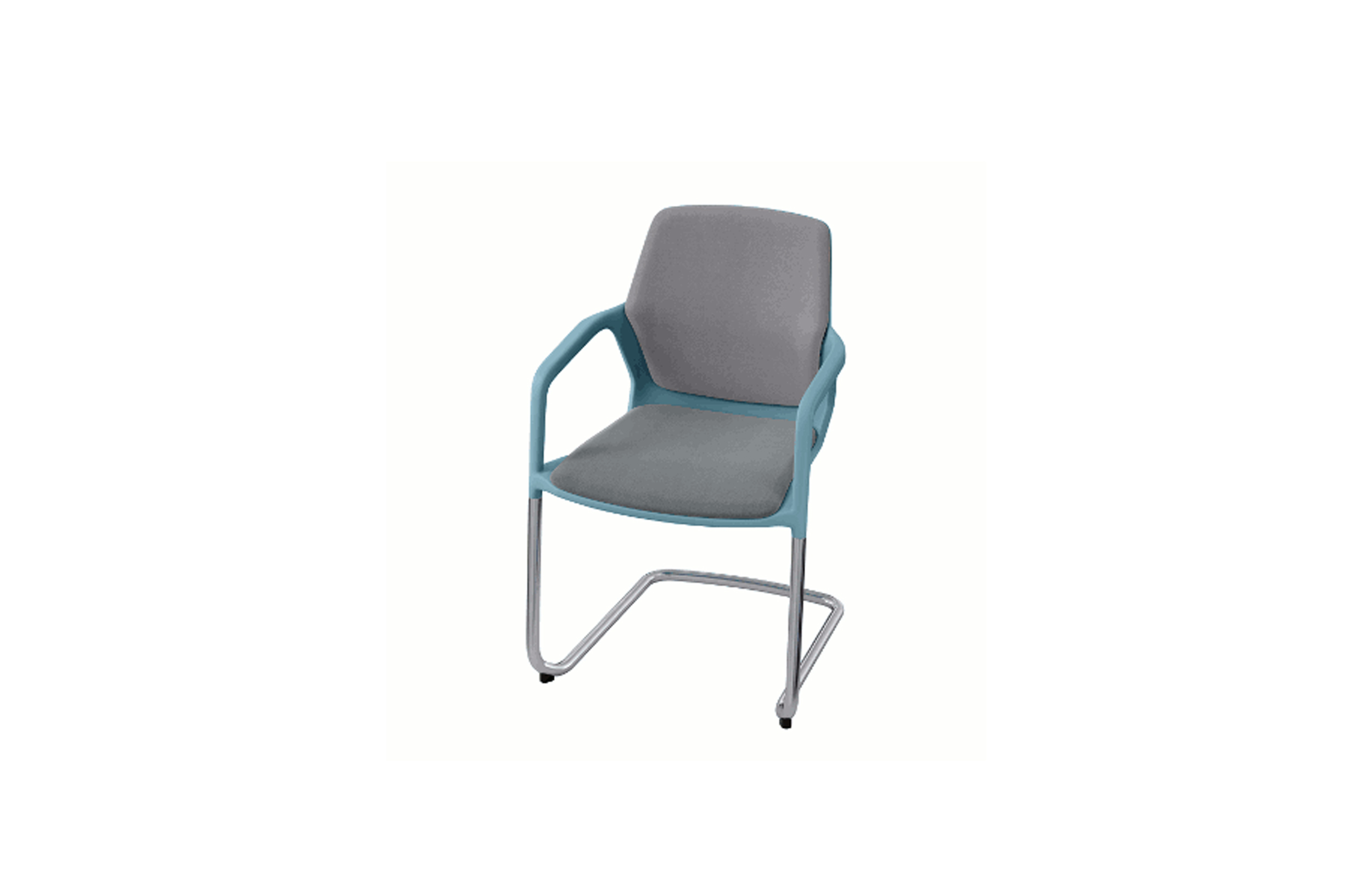 培训家具|布面培训椅|办公家具|设计师家具|现代悬臂椅