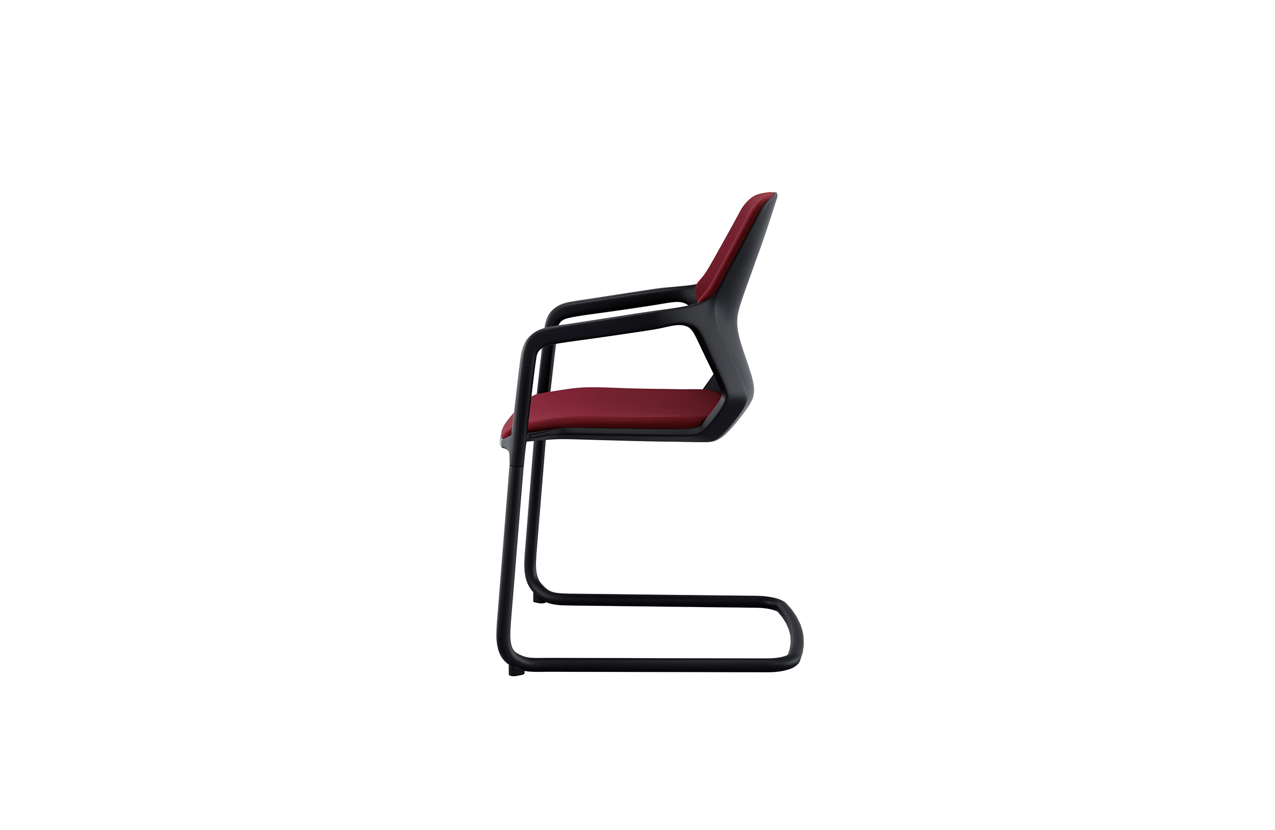 培训家具|布面培训椅|办公家具|设计师家具|现代悬臂椅