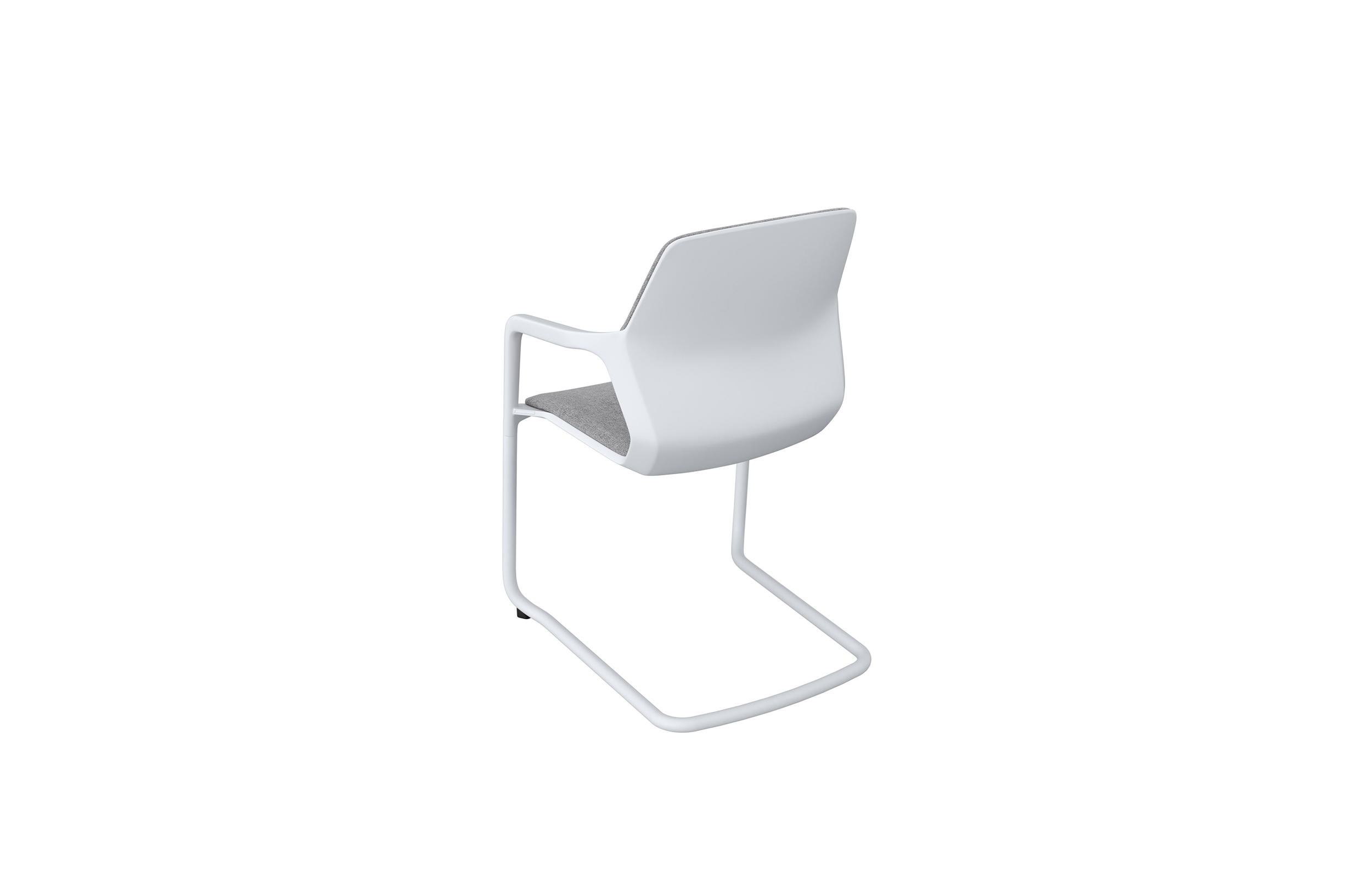 培训家具|布面培训椅|办公家具|设计师家具|现代悬臂椅