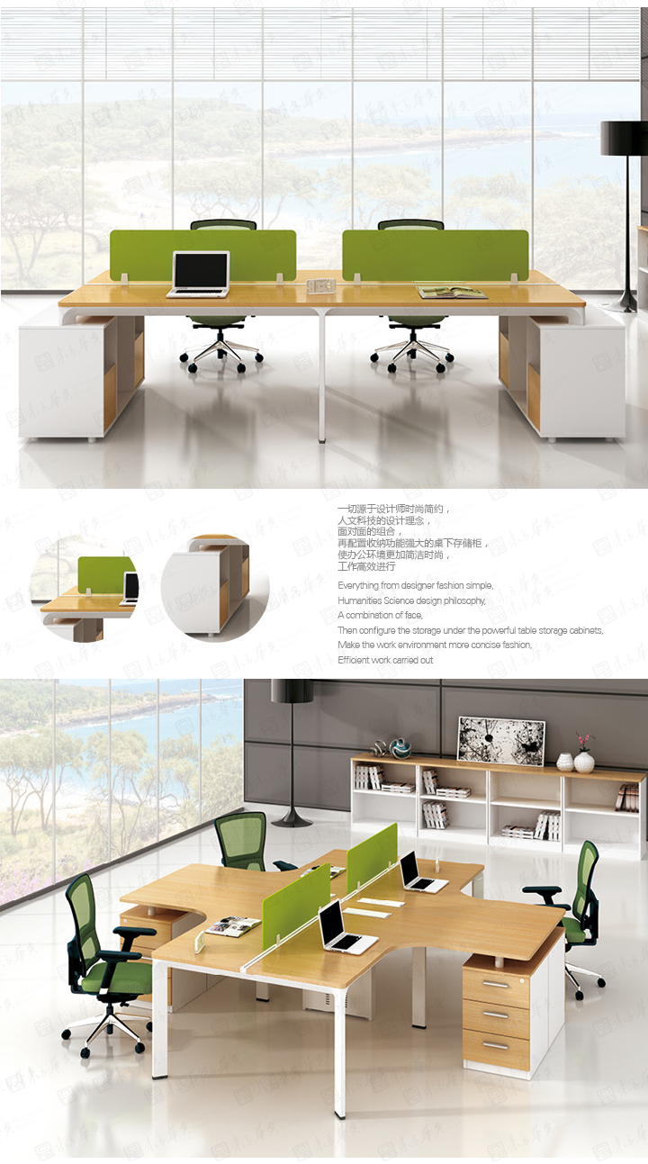华体会体育|Thomas|办公家具|Thomas|现代简约设计员工办公桌，职员桌，卡位，工作台