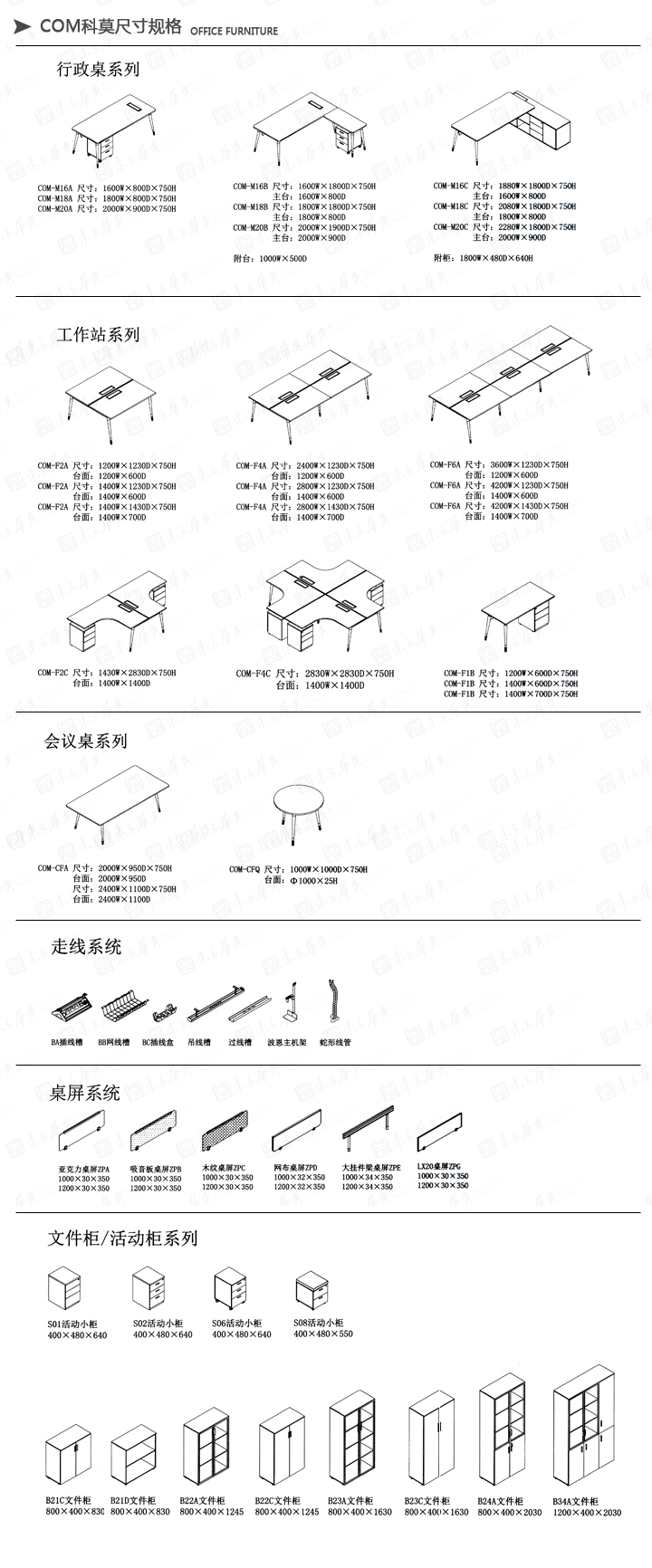 华体会体育|Com|办公家具|Com科莫|现代时尚办公卡位，职员桌，办公桌，办公屏风